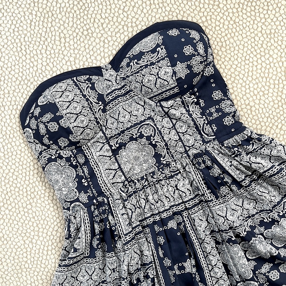 Blue Bandana Dress
